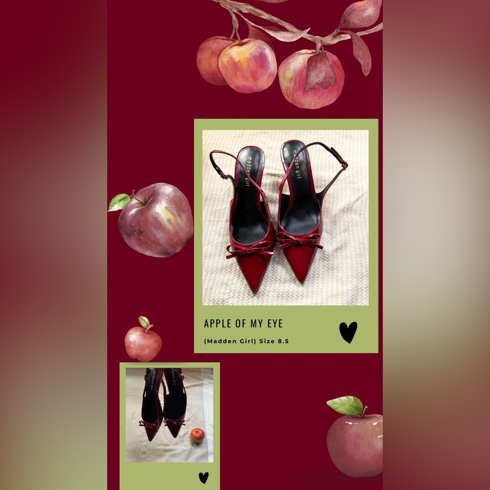 Madden Girl Burgundy Heels